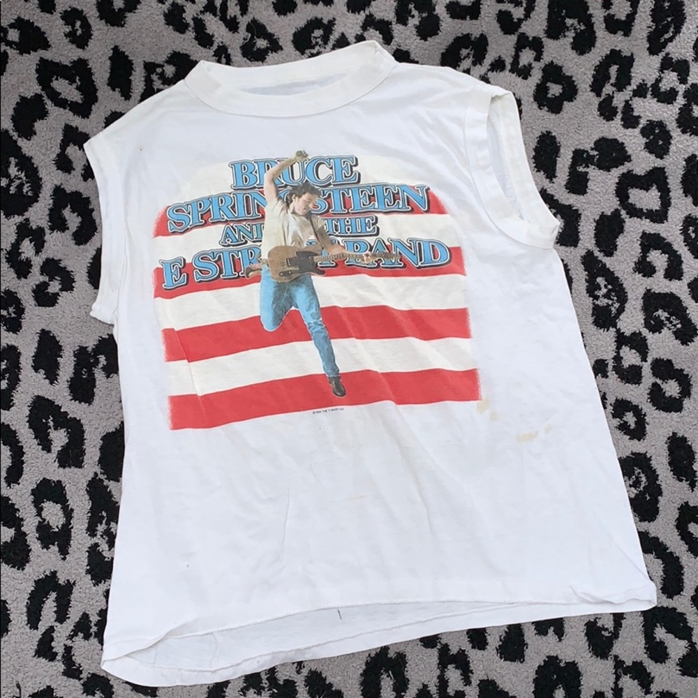 1984 Bruce Springsteen Born In the USA Tour tank
